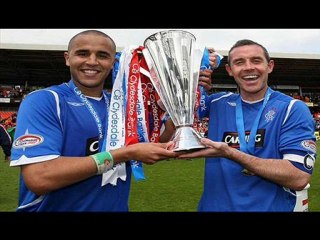 algerien Madjid Bougherra CHAMPION ECOSSE Glasgow Rangers