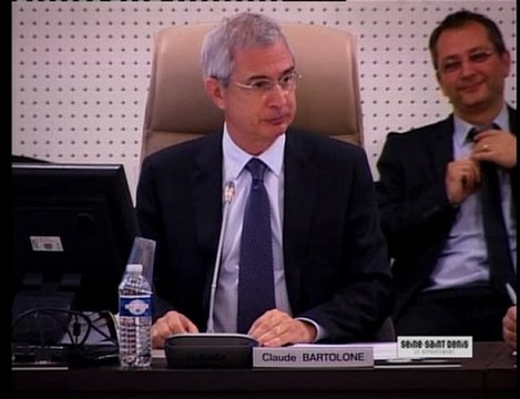 Séance du CG de la Seine-Saint-Denis - Claude Bartolone
