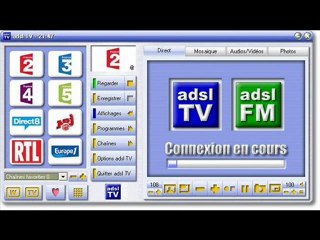 ADSL TV - 2500 chaines TV et FM