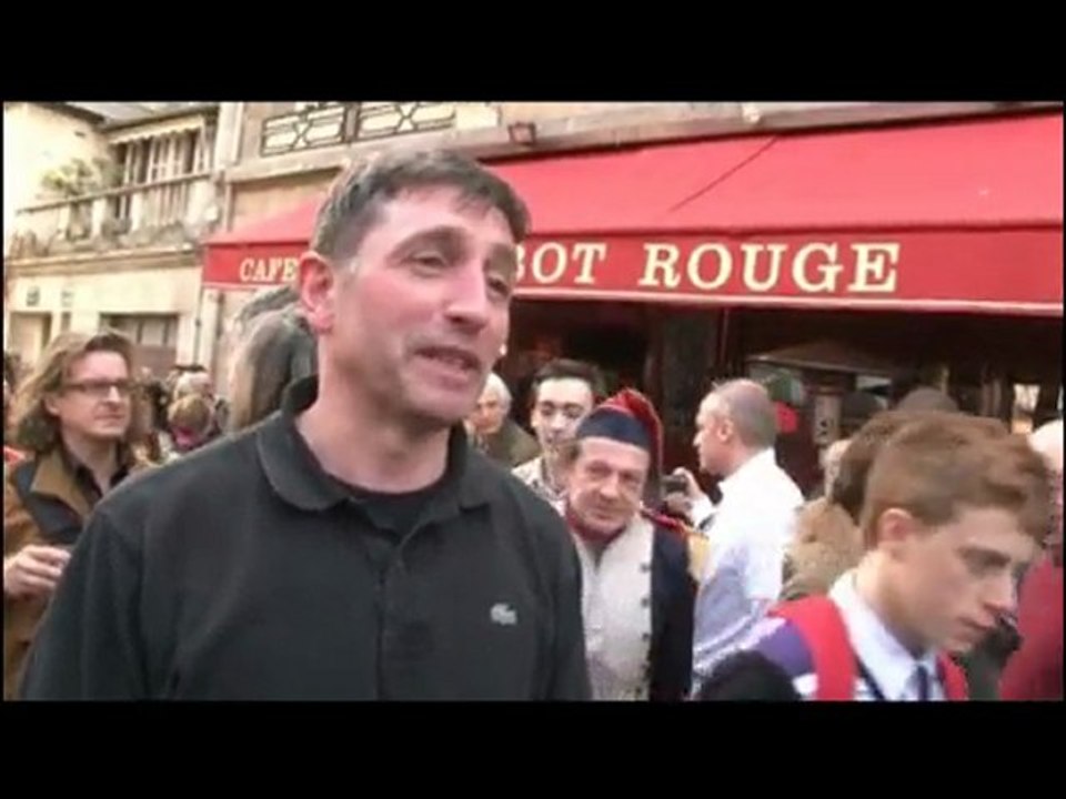 SORTIE DE LA GAZETTE DE MONTMARTRE AU SABOT ROUGE