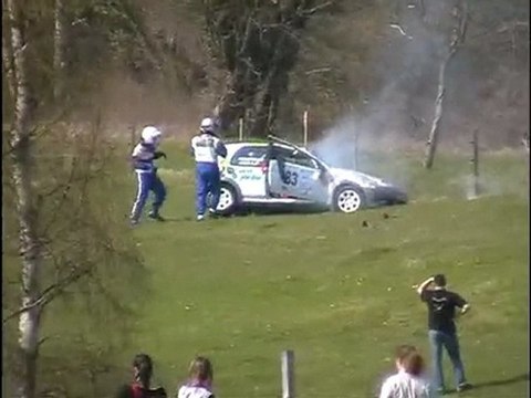 Accident Stéphane Jacquot avec la 106