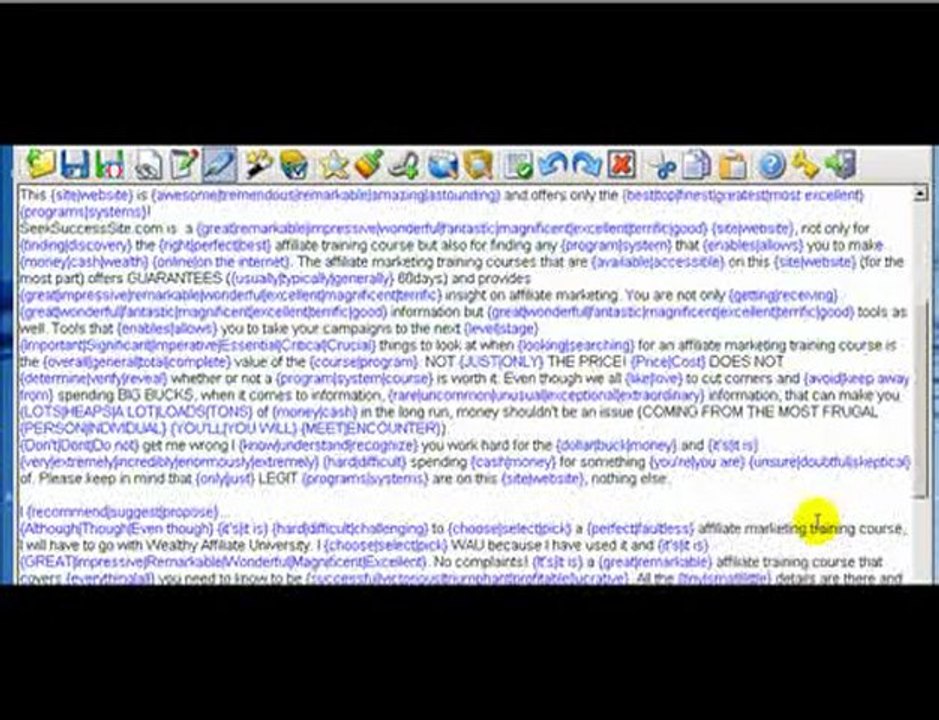 The Easiest Article Spinning Software Online!