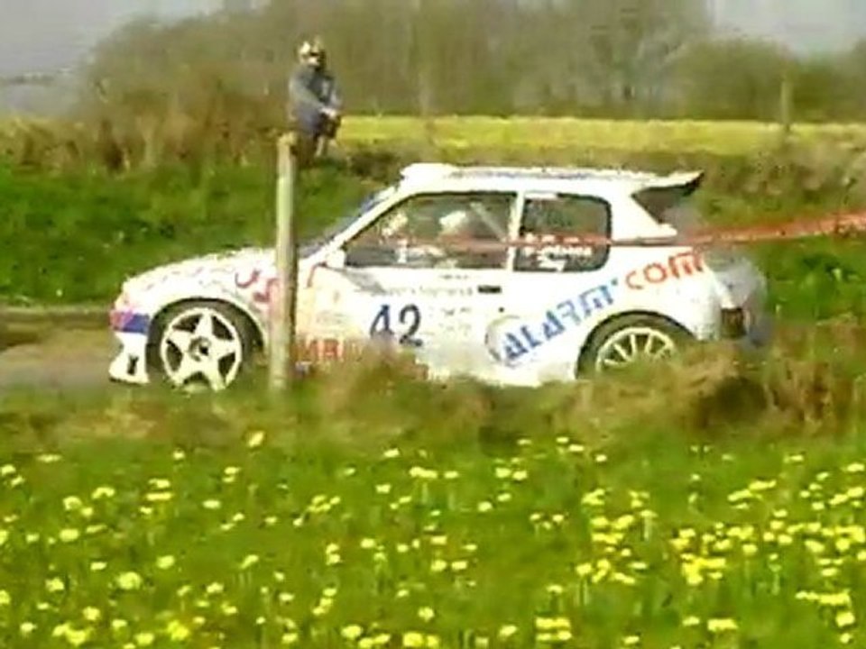 Rallye de la suisse normande 2010 SALLES/FRANCO 2eme etape