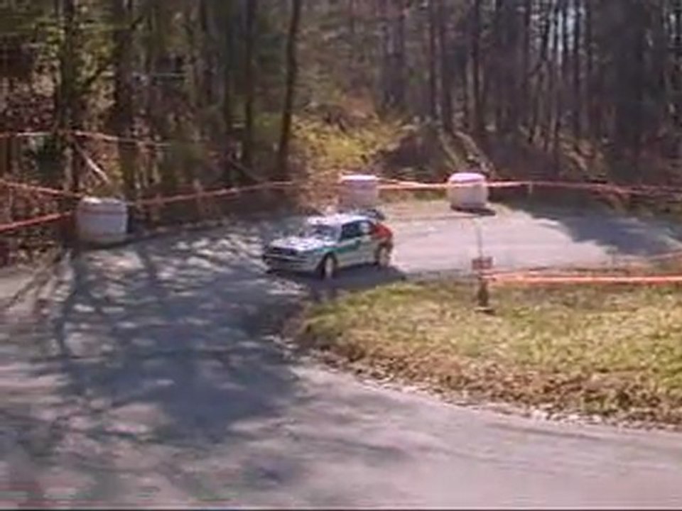 Lancia Delta Repsol à la montée historique de Quintal 2010