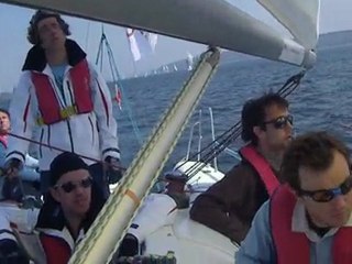 CCE 2010 : Bord sous spi à bord de KPMG-ESCP Europe