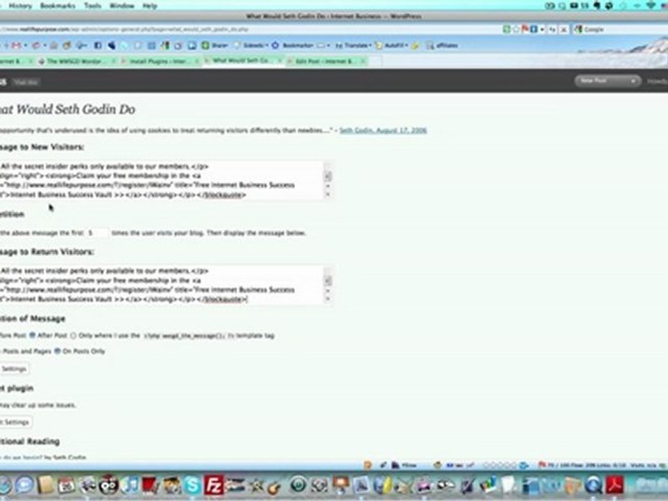 The WWSGD Wordpress plugin