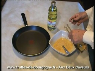 Omelette à la truffe de bourgogne