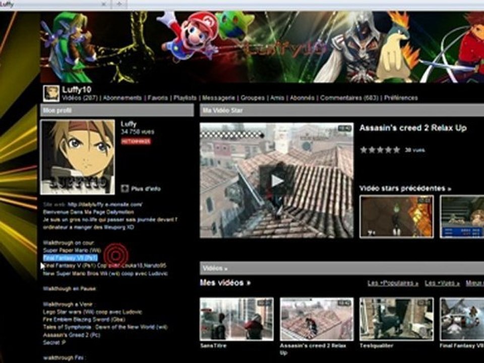 Annonce Site Luffy