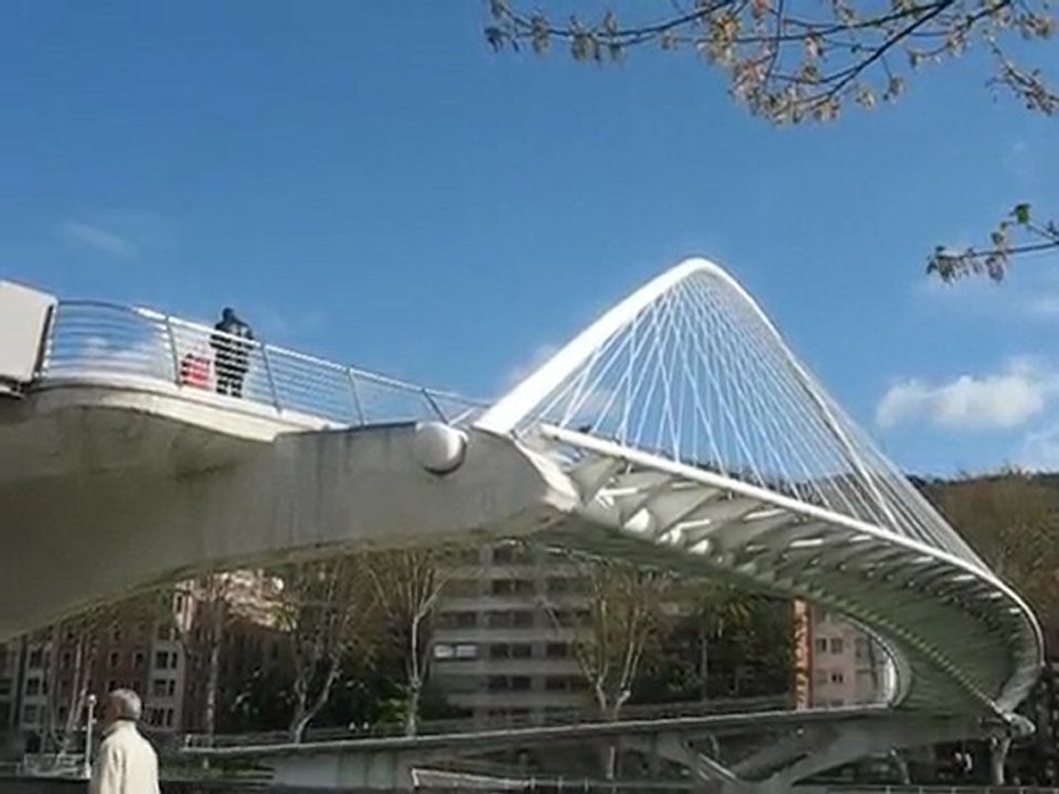 Bilbao, pont Zubizuri (Espagne)