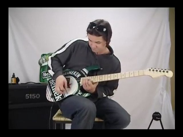 Custom Heineken Electric Guitar