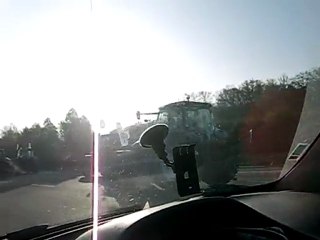 tracteur manif sur A10 avril 2010