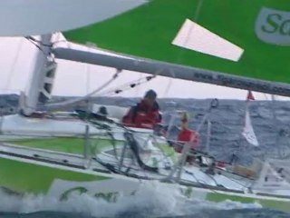 Transat AG2R La Mondiale collision Groupe Bel - baleine