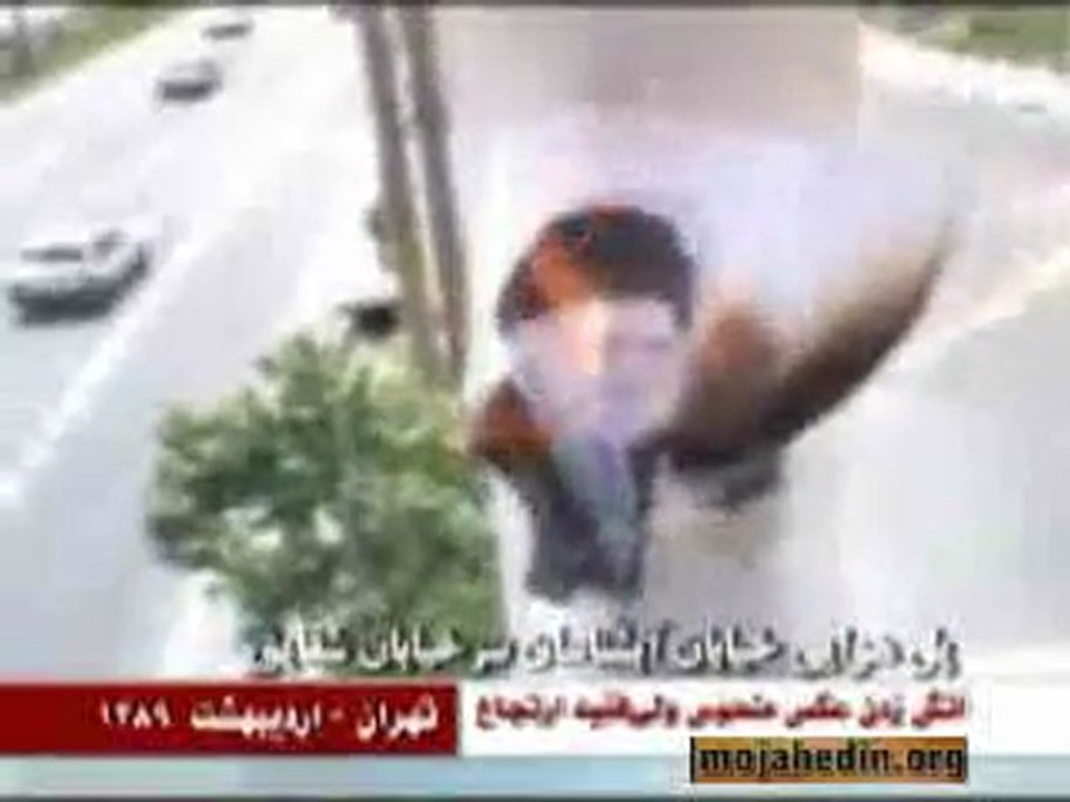 Photo sinister fire Khamenei in Tehran - May 89