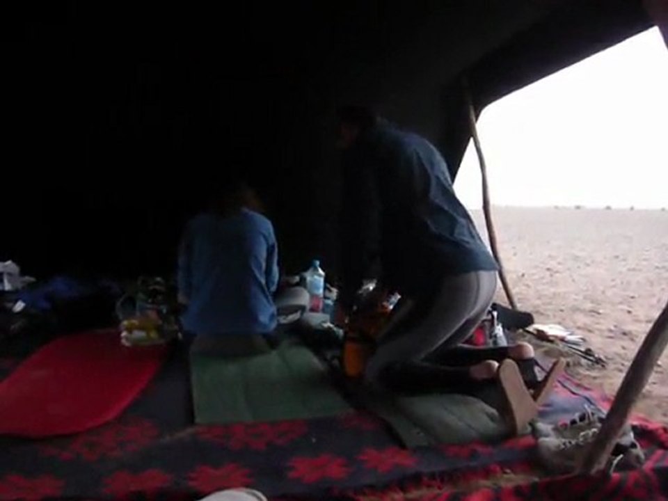 Bivouac after stage 1