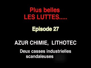 Plus Belles LES LUTTES - épisode 27