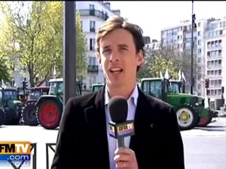 Les agriculteurs à l'assaut de Paris