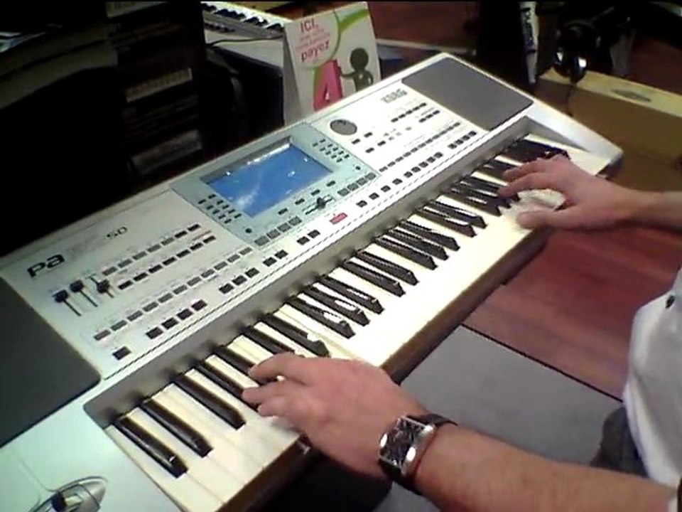 Demo du clavier arrangeur Korg PA50SD au Marchand de Sons - Vidéo  Dailymotion