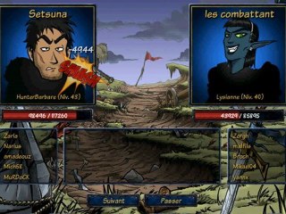 Setsuna VS les combattant 27/04/2010