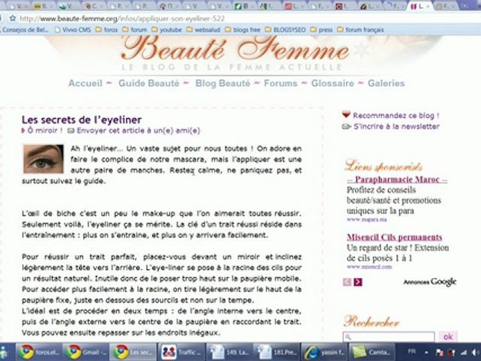 Video de Belleza y salud femenina