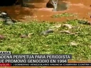 Periodista de Ruanda condenado a perpetua por promover genoc