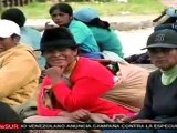 Continúan protestas de indígenas por ley de aguas en Ecuad