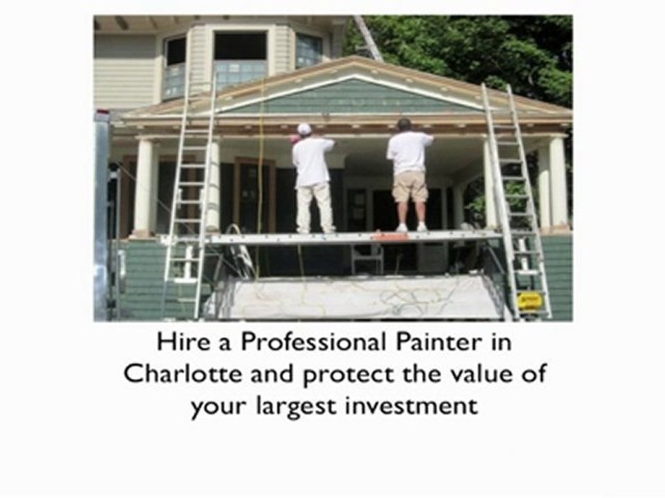 Choosing a Charlotte House Painter