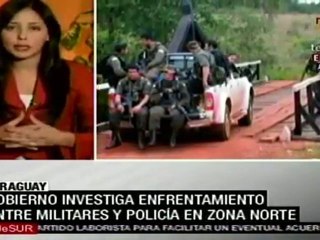 Paraguay tomará medidas tras combate entre policías y mili