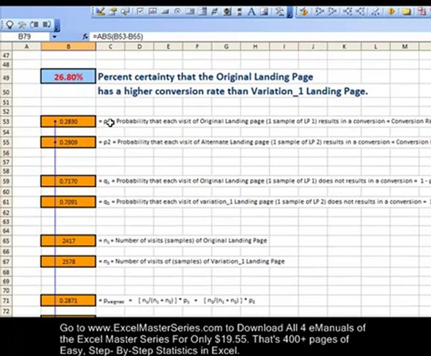 Build a Better Split-Tester With Hypothesis Testing in Excel