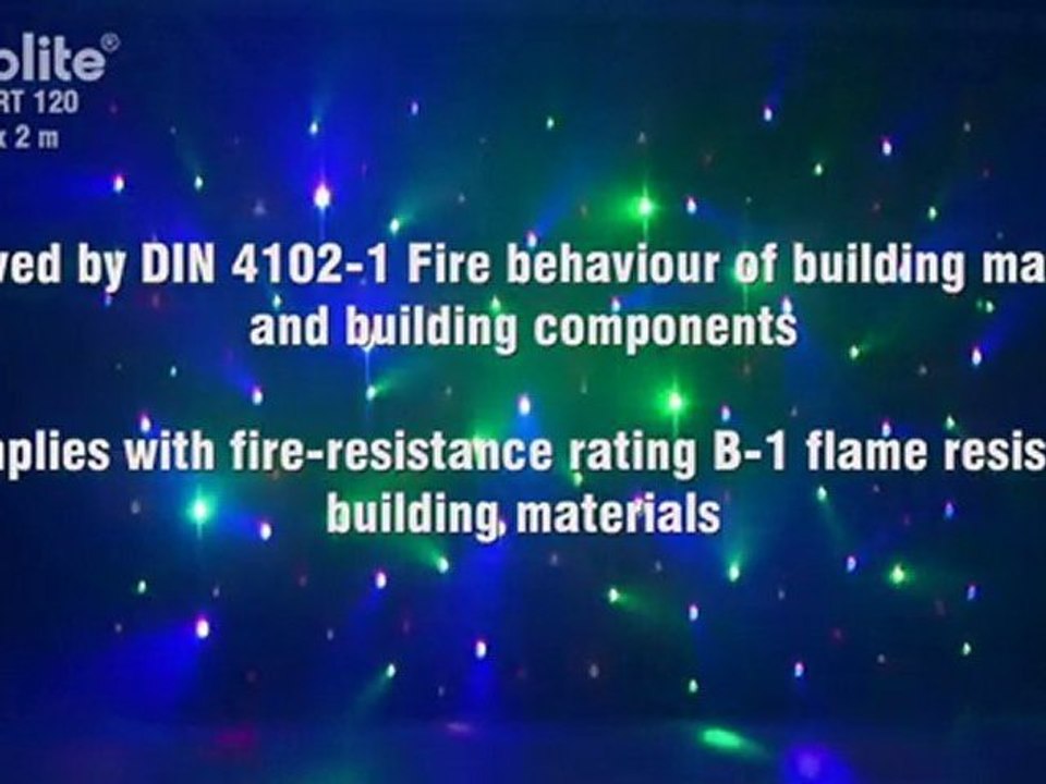 EUROLITE LED CRT 120 multicol. sound 3x2m