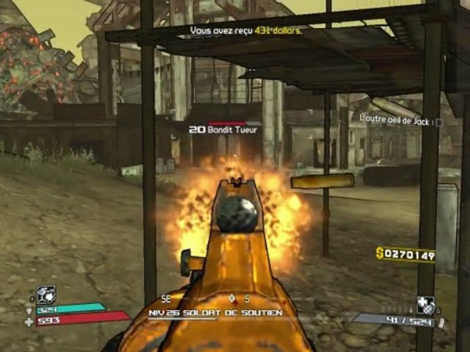 26) Walkthrough Borderlands - L'Oeil de Jack le Borgne