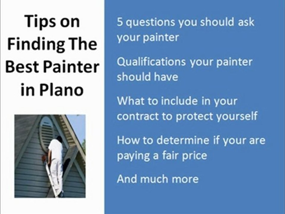 Find a House Painter in Plano