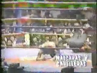 Blue Demon Sr vs Rayo de Jalisco Sr (máscara vs máscara)