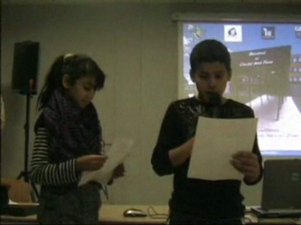 Presentation du projet défense globale du collège Anne frank