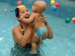 First swimming lesson