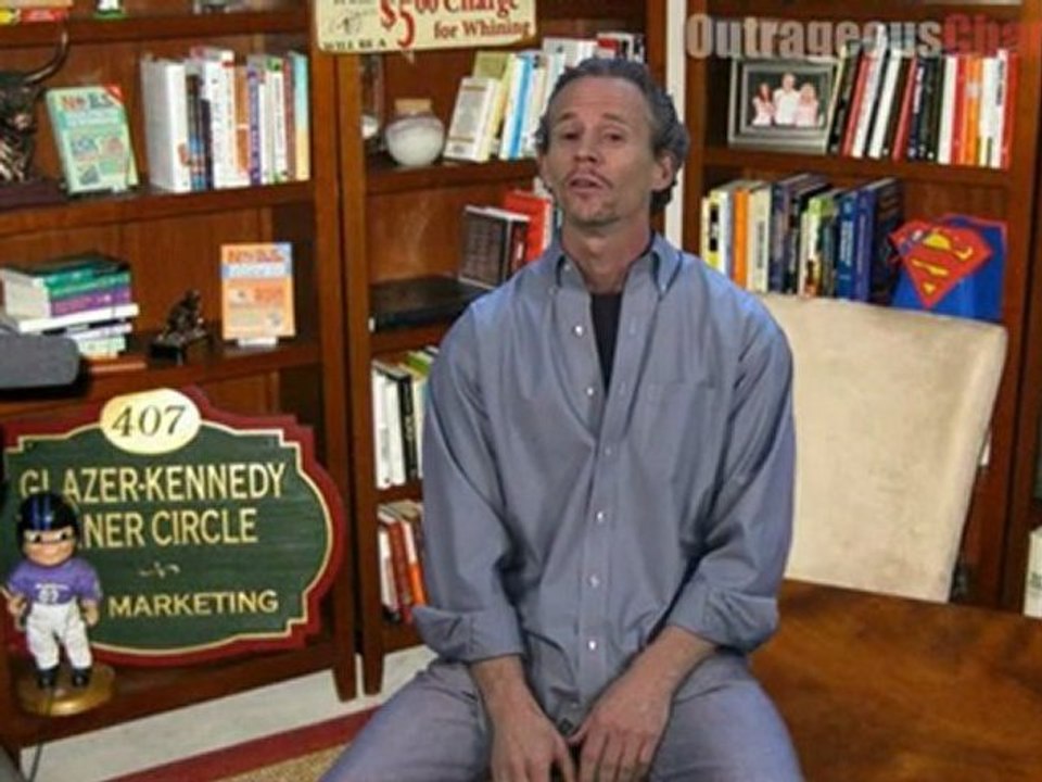 Outrageous Charlie goes to Glazer-Kennedy Offices