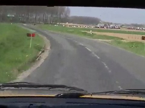CAM EMBARQUEE ROMBLY2 RALLYE DE LA LYS 2010