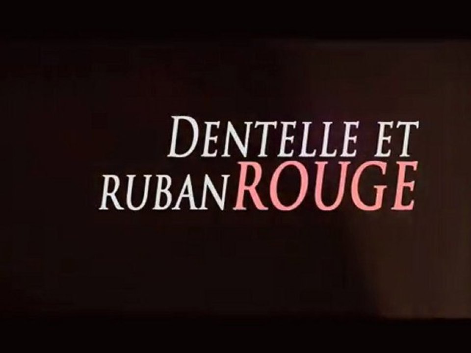 Dentelle et ruban rouge. Printemps2010