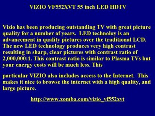 VIZIO vf552xvt 55 inch LED HDTV