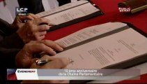 EVENEMENT,Signature de la convention des chaînes parlementaires LCP et Public Sénat