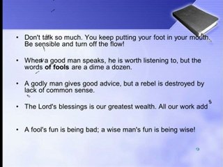 Proverbs 10 From The Living Bible and Word of God Online