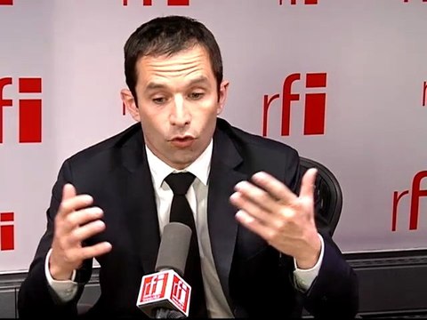 Benoît Hamon, porte-parole du Parti socialiste