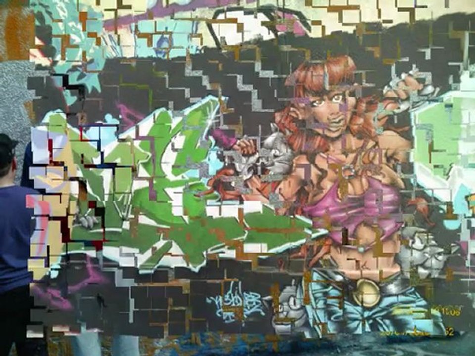 Photos Graff a Paris 12 Les Quatres Mur ancien Depot Ratp