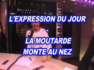 lexpression du jour la moutarde monte au nez