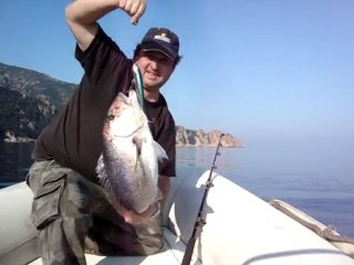 peche du denti a la traine !!!!