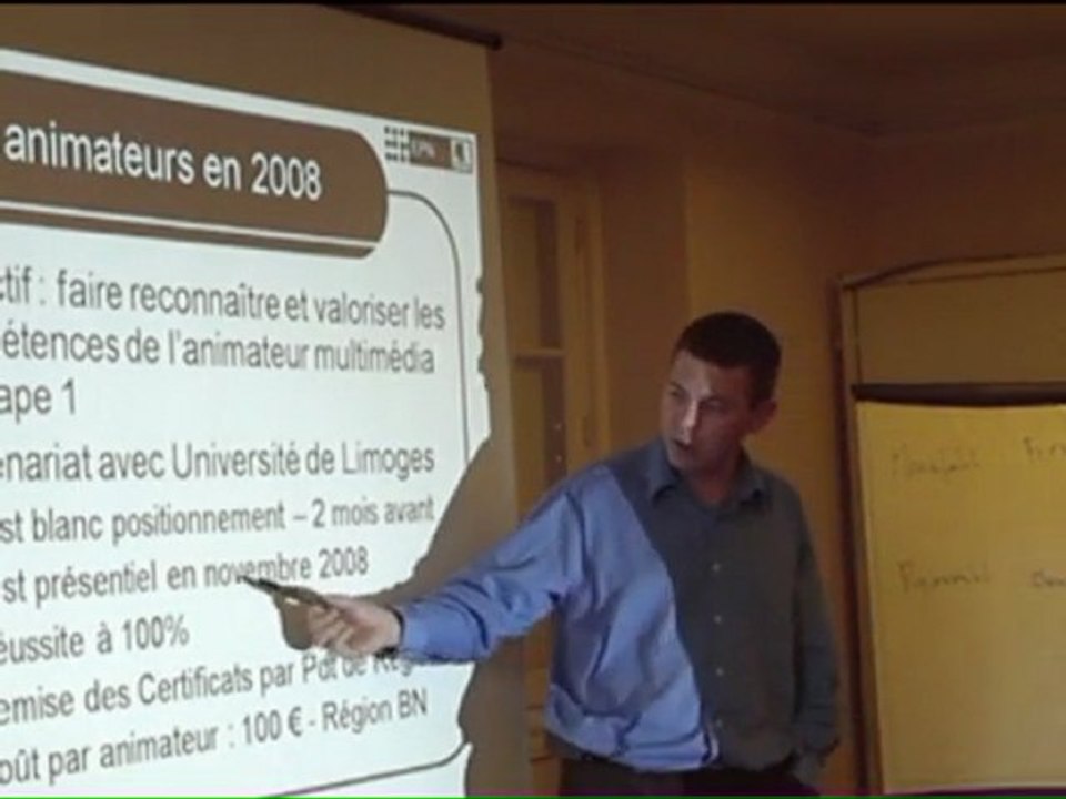 Jérôme Lamache - Professionnalisation des animateurs d'EPN