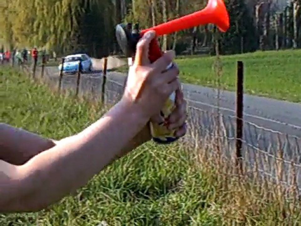 geoffrey rumas et mickael martin rallye de la lys 2010