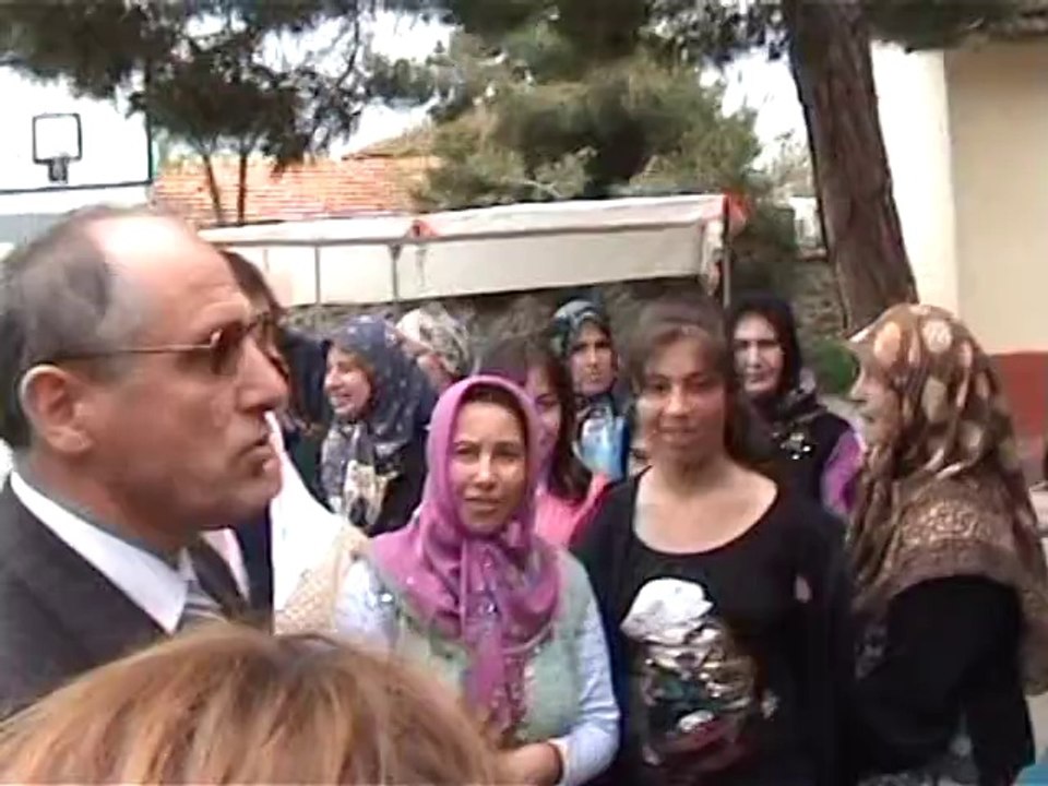 Orhanlı köyünde sulama tesislerini açış töreni