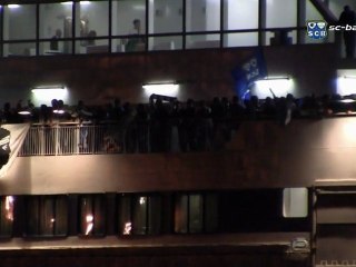 L2 / 2009-10 - Le départ des supporters du SCB pour Clermont !