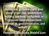 Pension Lump Sums