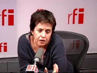 Annick Coupé, porte-parole de l’Union syndicale «Solidaires»